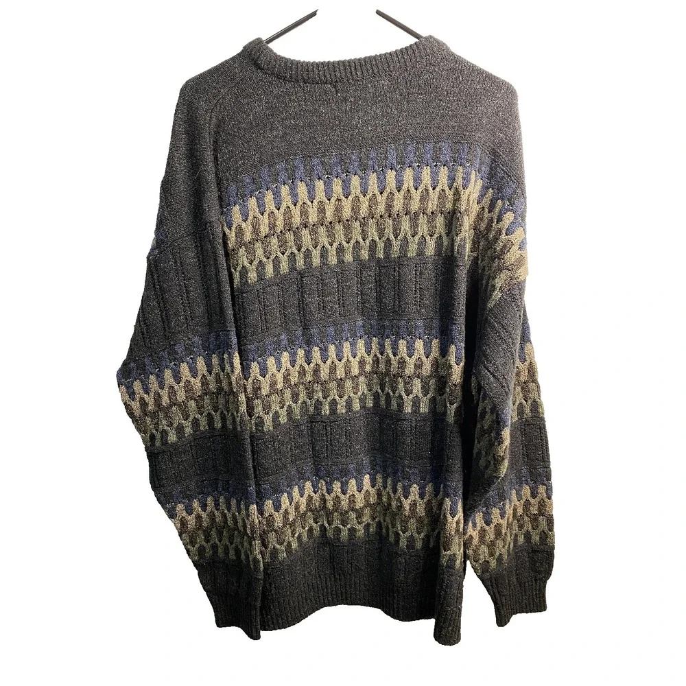 northern isles mens‎ long sleeve pullover knit sweater size XL extra large